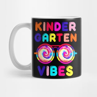 Back To School Kindergarten Vibes Tie Dye Sunglasses Mug